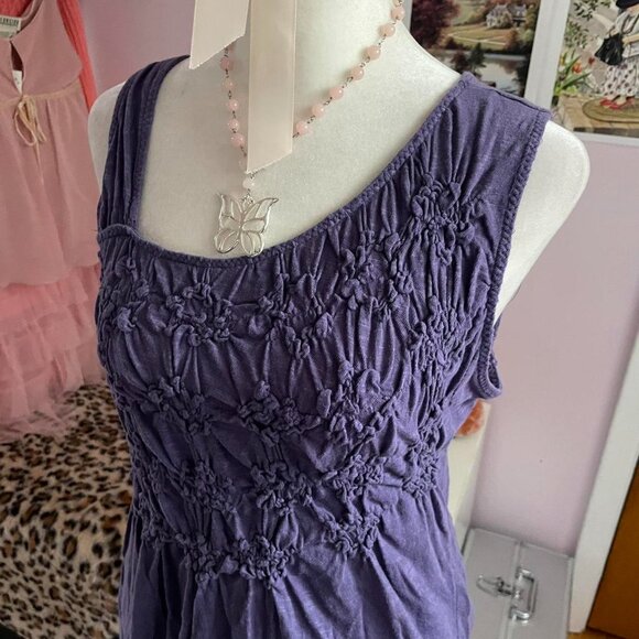 Purple Asymmetrical Fairy Tank - Picture 3 of 6